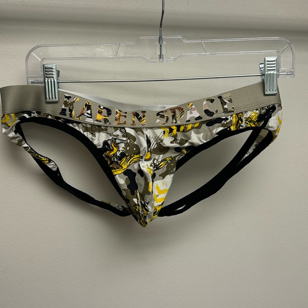 Never used men’s Jock by Karen Space jungle camp Asian xl